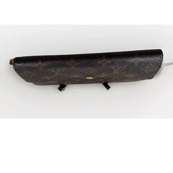 Louis Vuitton Sarah Brown Monogram Long Wallet Authentic Brown with dust pouch - Picture 11 of 16
